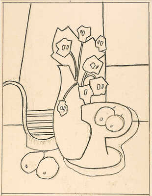 Ведерников Александр Семенович. Натюрморт с вазой 